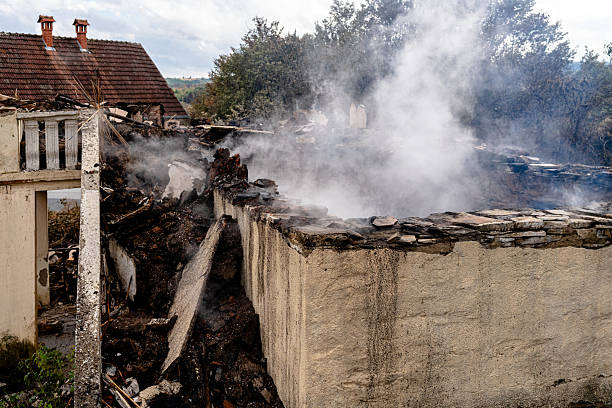 Professional Fire Damage Removal technician working in Catonsville, MD